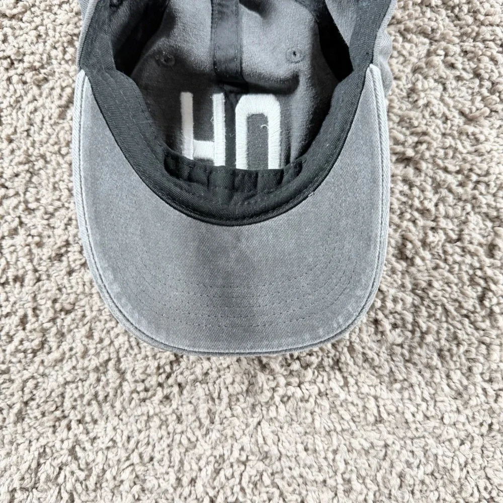 Ohio OH Faded Black Cotton Baseball Cap Dad Hat Adjustable‎ OSFM SnapBack sporty